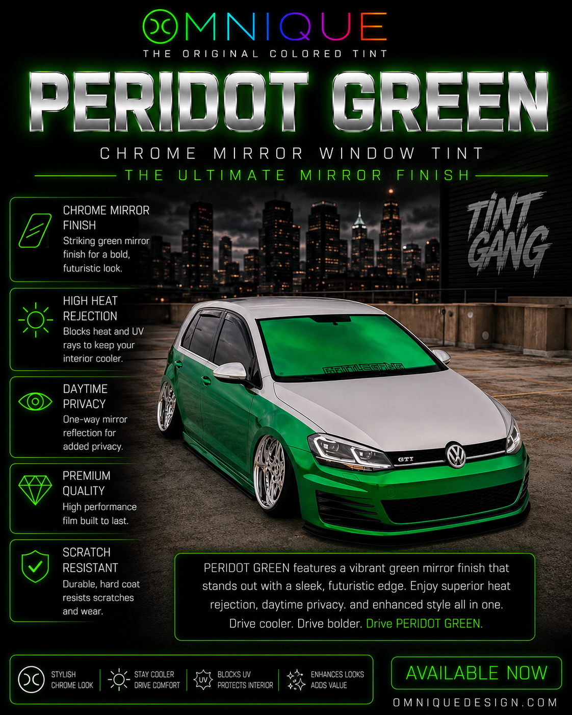 PERIDOT GREEN